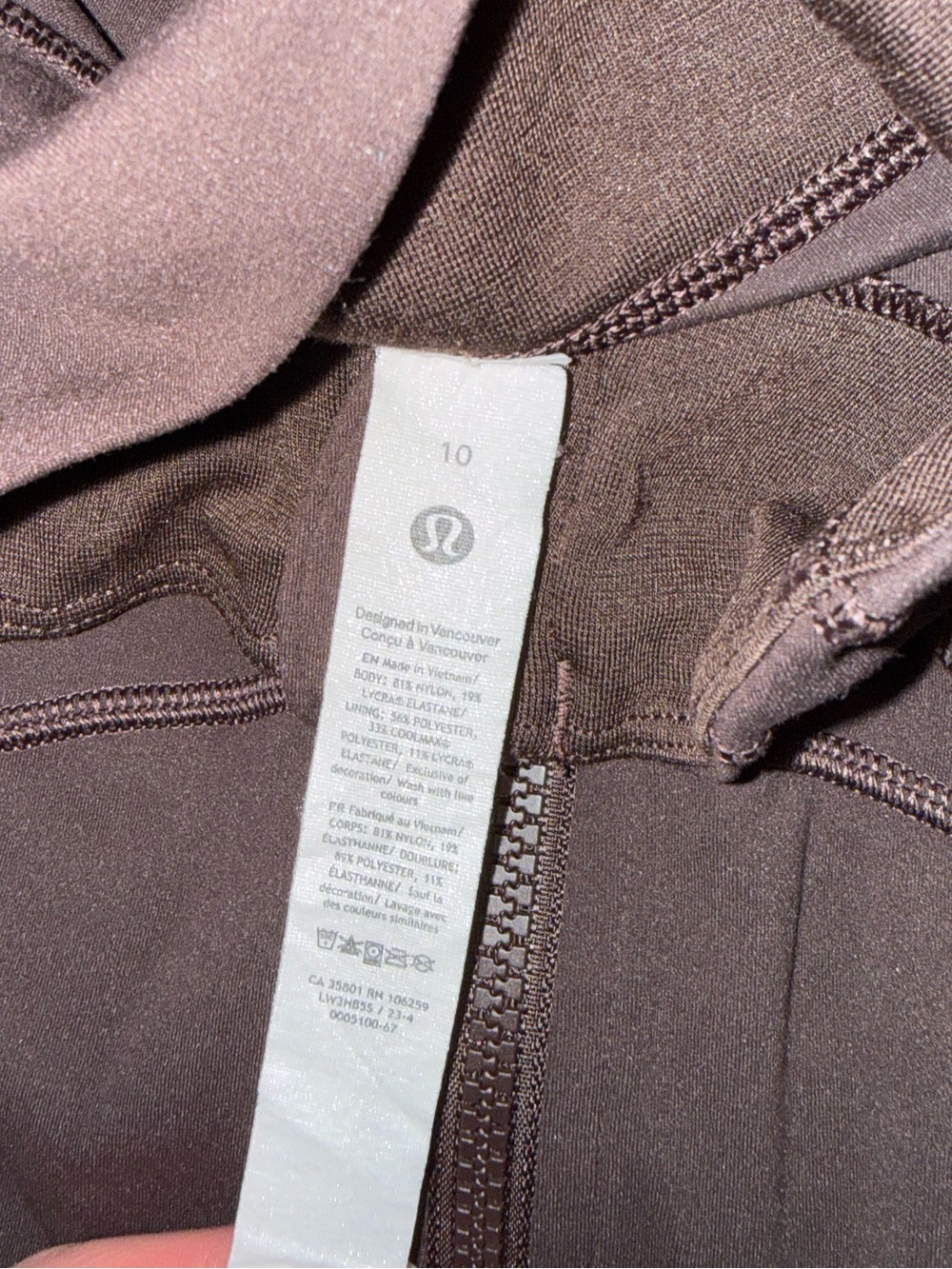 lululemon athletica Dark Brown Full-Zip Bomber Jacket - Picture 2 of 4